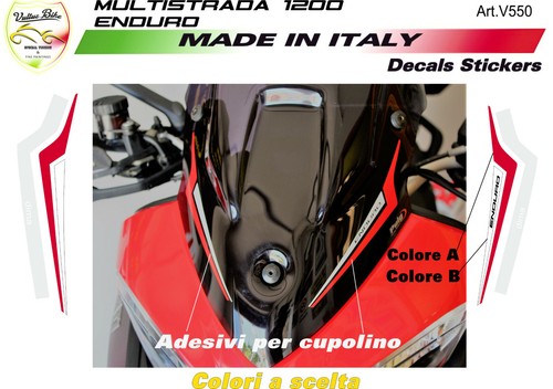 Adesivi enduro per cupolino - adesivi,