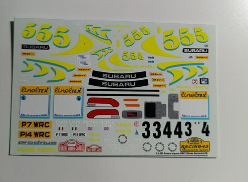 Decals subaru impreza 555 - subaru,