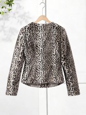 Giacca donna leopardata
