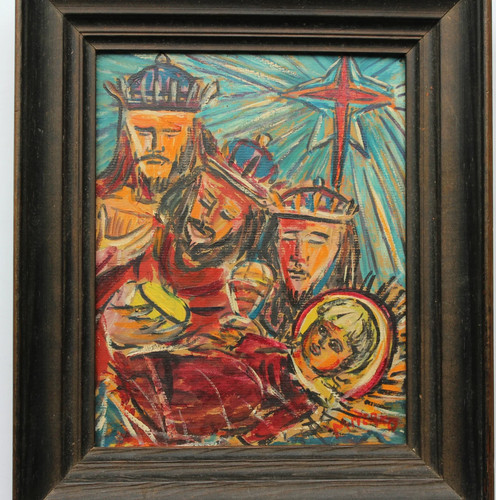 Quadro religioso vintage - quadro,