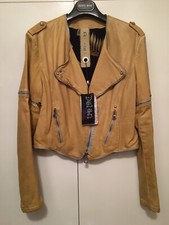 DELAN GIUBBOTTO giubbino chiodo vera pelle introvabile bellissimo