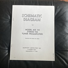 McIntosh MX 110 Sintonizzatore