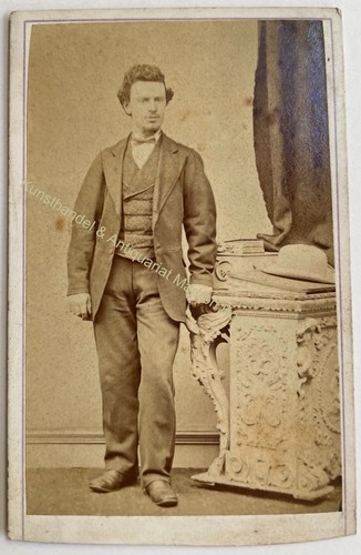 Orig cdv foto fotografia uomo - orig.,