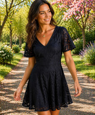 Donna Morgan Dress Black Size