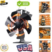 Wood Stove Fan Heat Powered