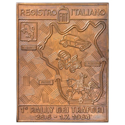 Medaglia placchetta bronzo - medaglia,