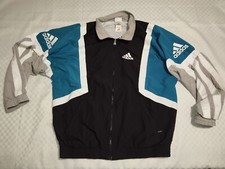 MAGLIA CALCIO TUTA ZIP VINTAGE ADIDAS ANNI '90  shirt Jersey Jumpsuit 