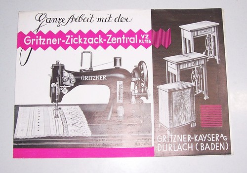 Brochure gritzner macchina - gritzner,
