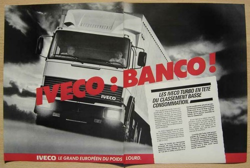 Publicité papier camion - papier,
