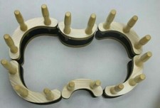 SET 6 MORSETTI per INCOLLAGGIO IN LEGNO DI ACERO LIUTERIA VIOLINO VIOLA OTTONE