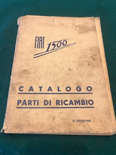 Fiat 1500 cilindri catalogo - 1500,