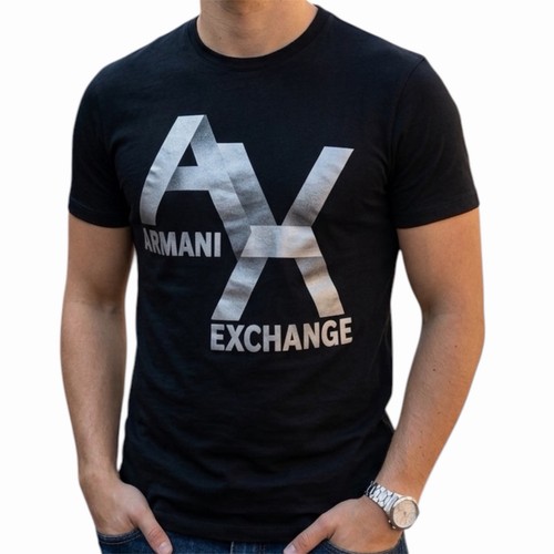 Shirt armani exchange nera - t-shirt,