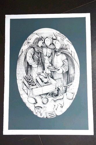 Litografia giovanni lazzarini - litografia,