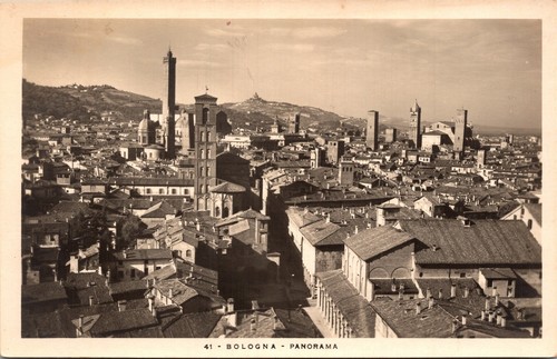 Cartolina rppc italia bologna - cartolina,