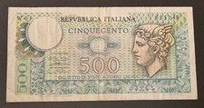 CINQUECENTO 500 LIRE MERCURIO