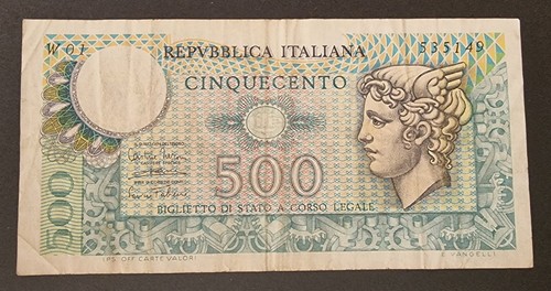 Cinquecento 500 lire mercurio - 500,