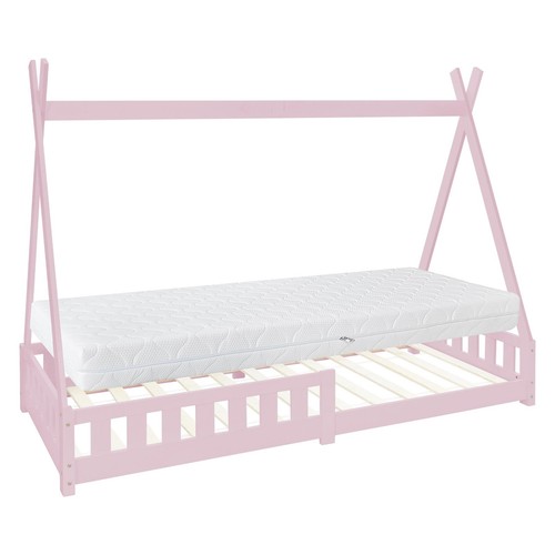 Letto tipi rosa 90x200 - letto,