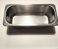 BACINELLA GELATO IN ACCIAIO INOX 36x16,5x12CM