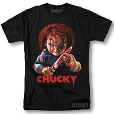 Maglietta Chucky gioco bambino anni 90 Holloween film horror vintage grafica design