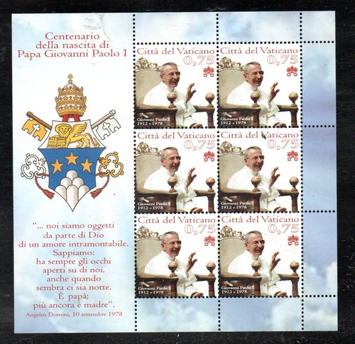 Francobolli vaticano foglietto - francobolli,