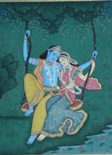 dipinto miniatura indiano