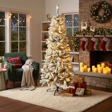 Albero di Natale Slim Innevato