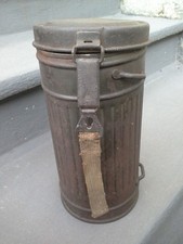 Ww2  Contenitore Maschera Antigas Wehrmacht Tipo Basso