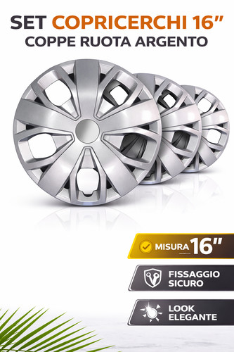 Set copricerchi per fiat - 16",