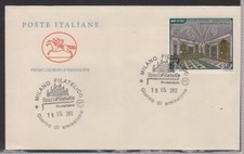 2012 Repubblica italiana first day cover cavallino officina profumo