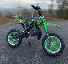 PitBike Mini Moto Cross ULTRA 50cc 2T 2 Tempi R-10” RUOTE 10/10 Portata 75kg