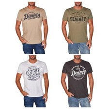 DENIMFY Tshirt uomo cotone regular fit DFNuri girocollo manica corta maglietta estiva