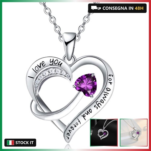 Collana con ciondolo - con, cuore