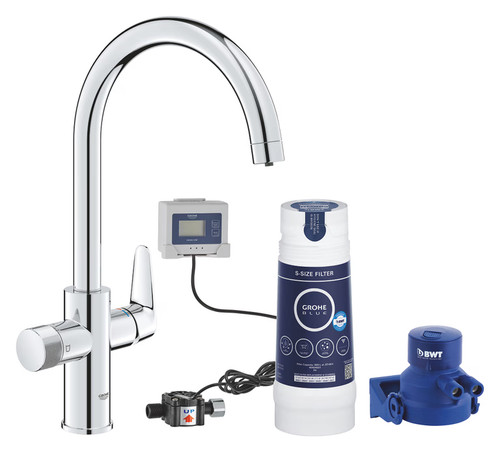 Rubinetto grohe curvo blue - grohe,