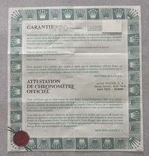 Rolex Date 15203 Guarantee