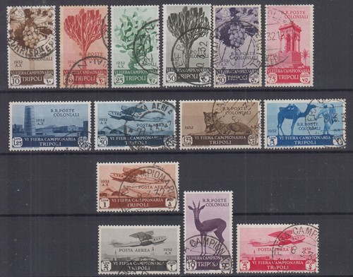 Colonie libia 1932 fiera - libia, di
