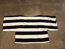 maglia zara Tg S Modello Pipistrello A Righe Bianche E  Nere