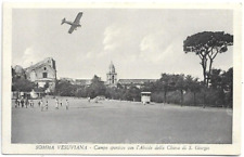 CARTOLINA DI NAPOLI ,SOMMA VESUVIANA - CAMPO SPORTIVO CON ABSIDE S. GIORGIO 1925