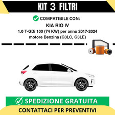 Kit 3 Filtri Tagliando per KIA