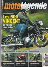 MOTO LEGENDE N°186 500 VINCENT / YAMAHA AT 500 & 600 / ITAL JET GRIFON / BENELLI