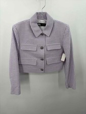 Giacca blazer usata Zara viola