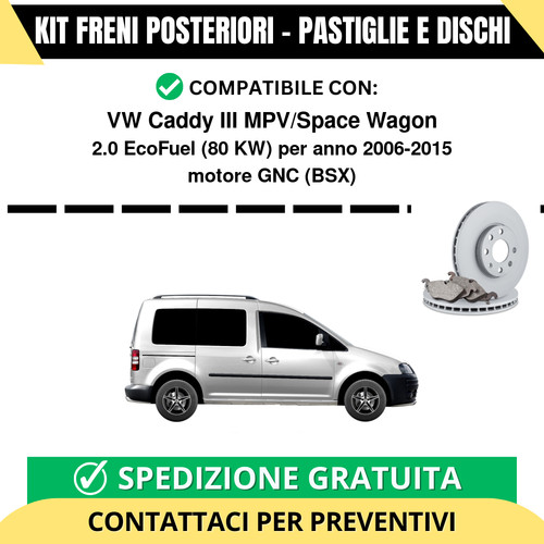 Kit freni posteriori - posteriori, per