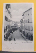 BOR)  SALUTI DA BORGO A BUGGIANO  VIA VITTORIO EMANUELE III - FP NV 1900ca