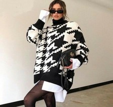 PIED DE POULE OVERSIZED LONG