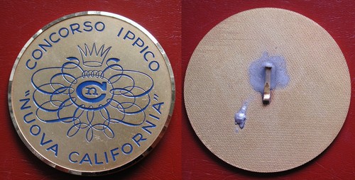 Distintivo concorso ippico - concorso,