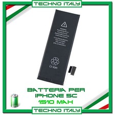 BATTERIA RICAMBIO PER APPLE IPHONE 5C 1510mAh NUOVA PARI A ORIGINALE ✚ZERO CICLI