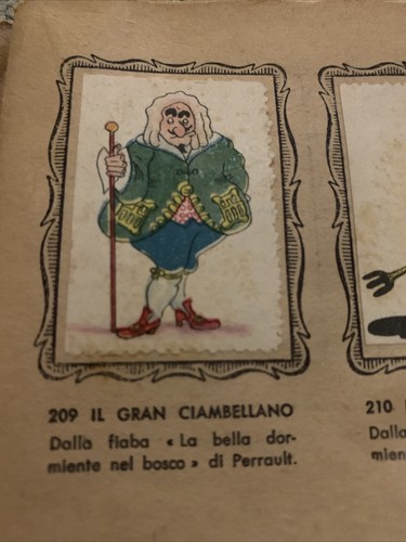 Figurina 209 maschere e - figurina, n.209