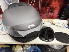 BAULETTO 33 L SHAD  GRIGIO OPACO CON SCHIENALINO SCOOTER MOTO PIASTRA UNIVERSALE