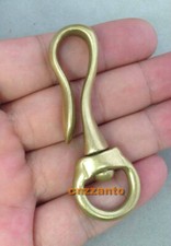 Golden Solid Brass key ring