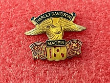 T39 Pins HARLEY DAVIDSON MOTOR CYCLES USA Eagle Aigle Emblem Vintage Lapel Pin