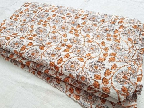 Trapunta kantha floreale - kantha,
